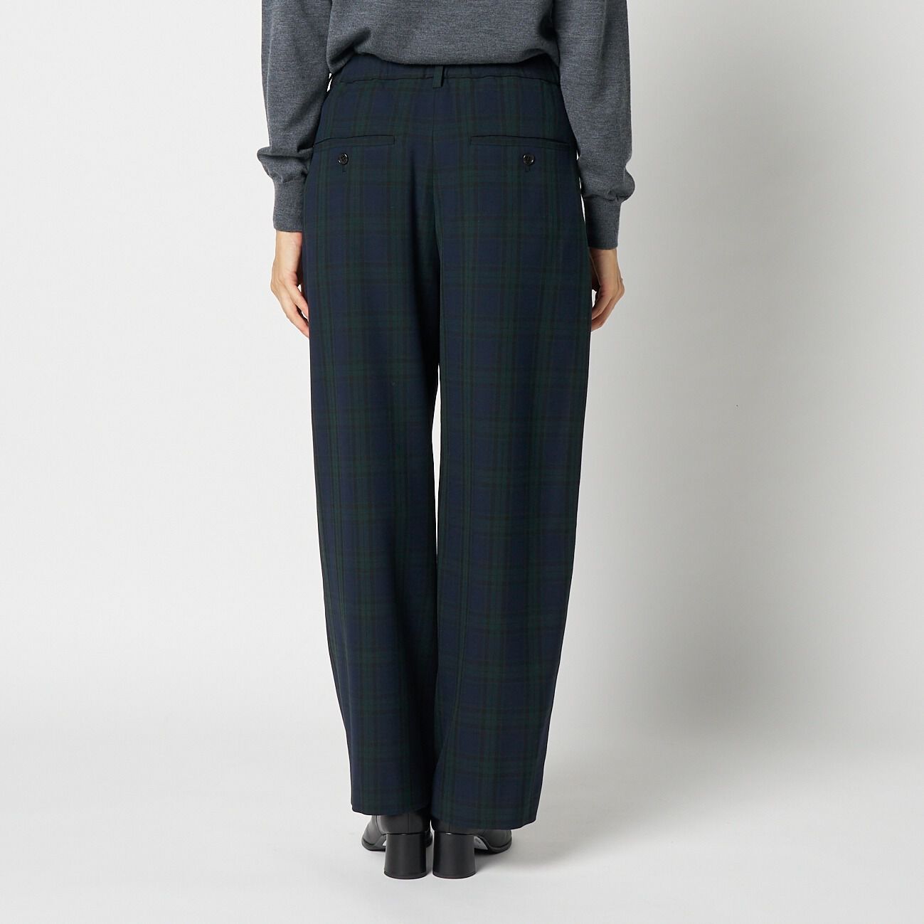 HELIOPOLE「HELIOPOLE CHECK CURVY PANTS」|チノ|