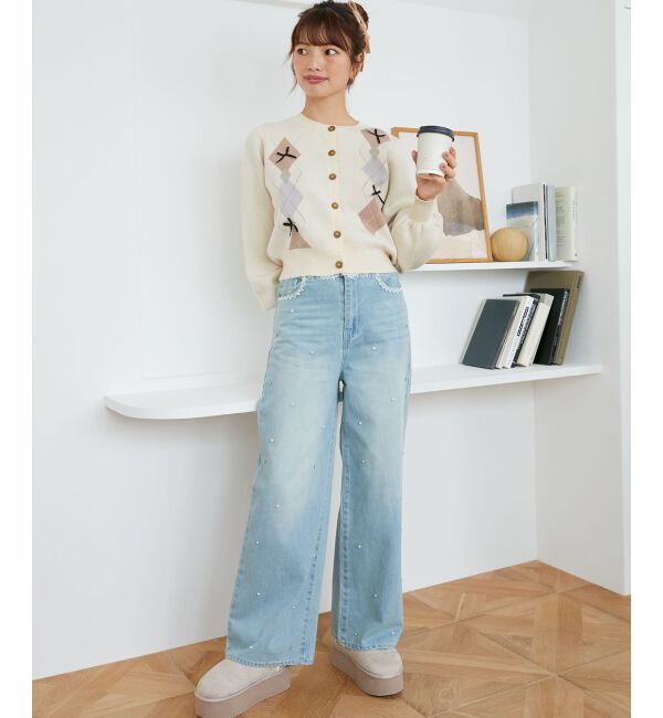 MAJESTICLEGON「バリエデザインデニムパンツ」|デニム|