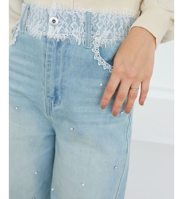 MAJESTICLEGON「バリエデザインデニムパンツ」|デニム|