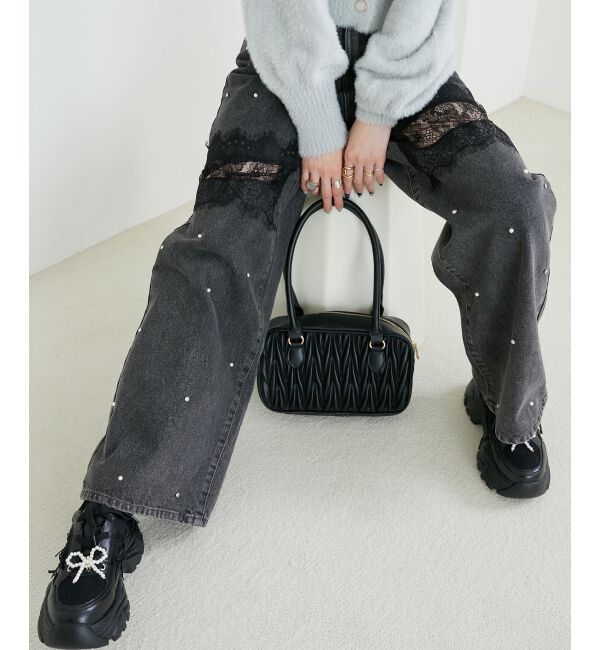 MAJESTICLEGON「バリエデザインデニムパンツ」|デニム|