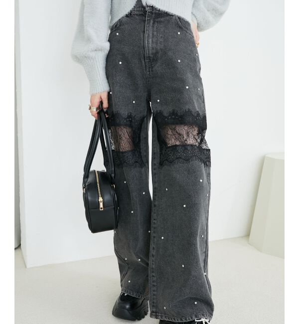 MAJESTICLEGON「バリエデザインデニムパンツ」|デニム|