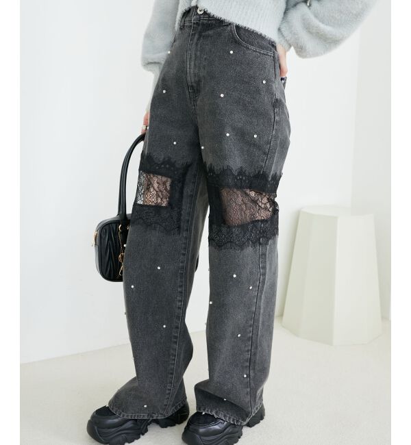 MAJESTICLEGON「バリエデザインデニムパンツ」|デニム|