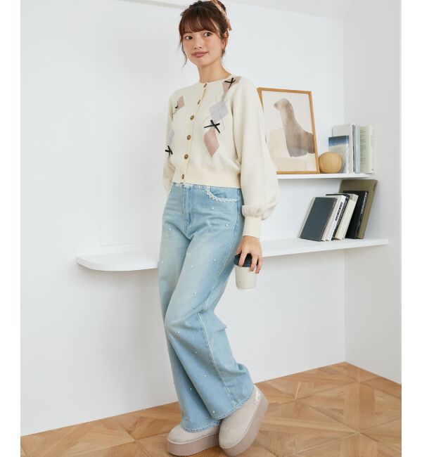 MAJESTICLEGON「バリエデザインデニムパンツ」|デニム|