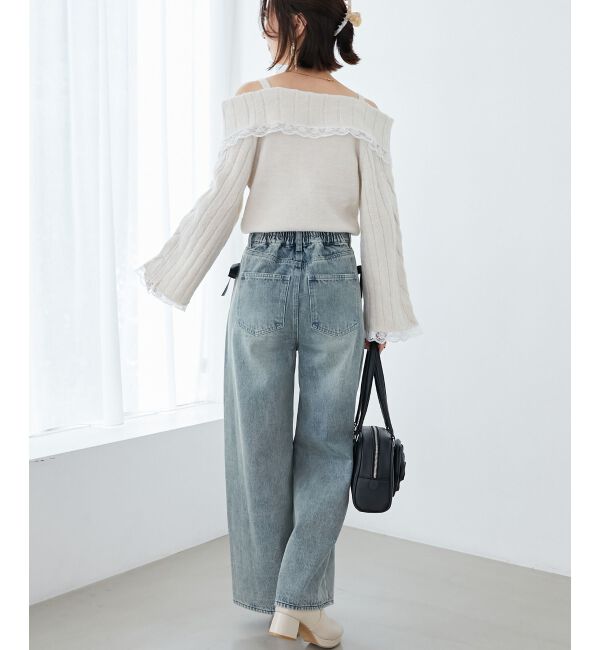 MAJESTICLEGON「バリエデザインデニムパンツ」|デニム|