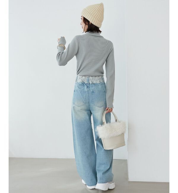 MAJESTICLEGON「バリエデザインデニムパンツ」|デニム|