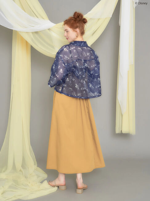 AMERICAN HOLIC「総柄シアーショート丈シャツ/Disney」|シャツ・ブラウス|