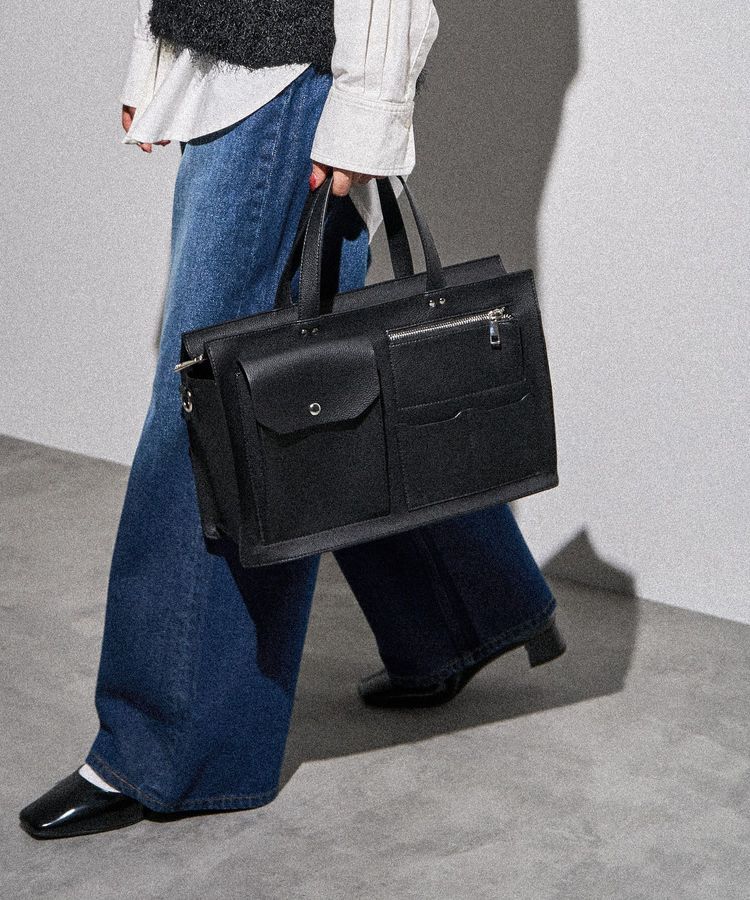 AMERICAN HOLIC「マルチポケットスクエアA４ショルダートートバッグ」|その他|