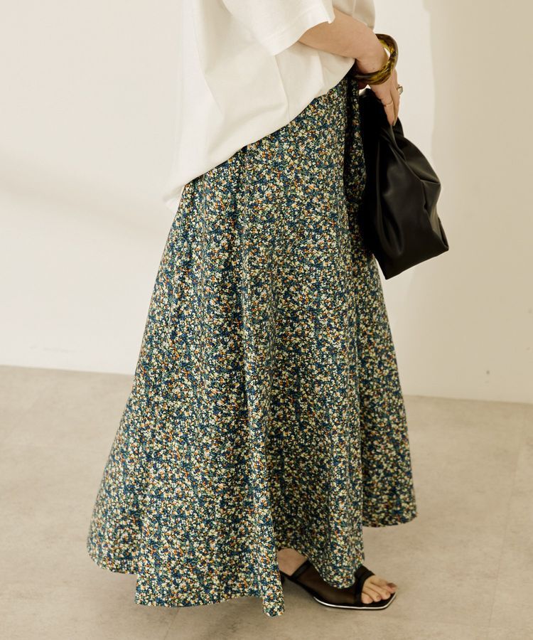 AMERICAN HOLIC「ギャザーフレアスカート」|スカート|フラワー