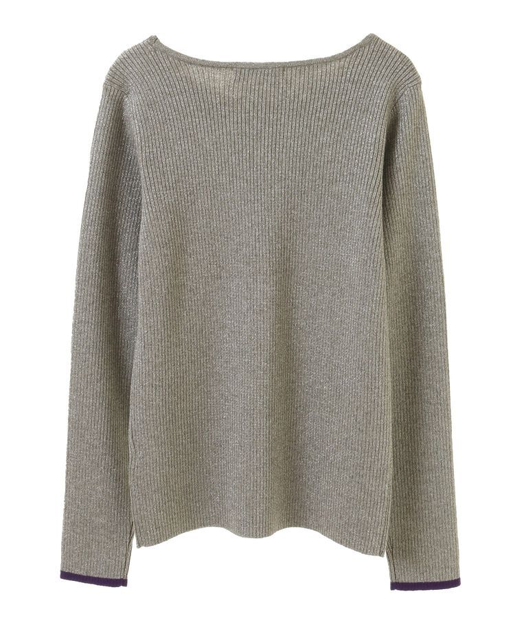 Green Parks「もちっと袖配色ボートネックニットプルオーバーⅡ」|ニット・セーター|