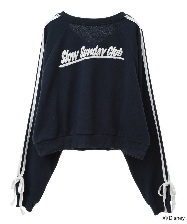 Green Parks「ミッキー＆フレンズ/袖リボンショートプルオーバー」|スウェット・ジャージ|