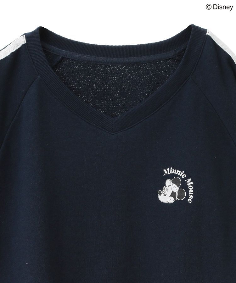 Green Parks「ミッキー＆フレンズ/袖リボンショートプルオーバー」|スウェット・ジャージ|