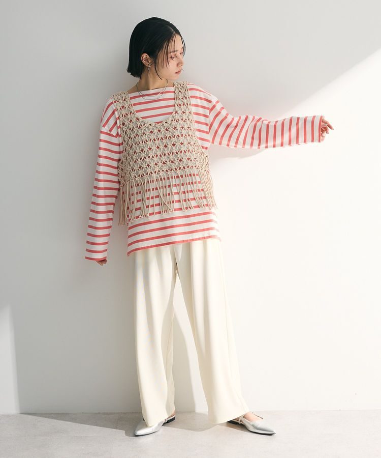 Green Parks「ボーダーチュニック」|Tシャツ・カットソー|