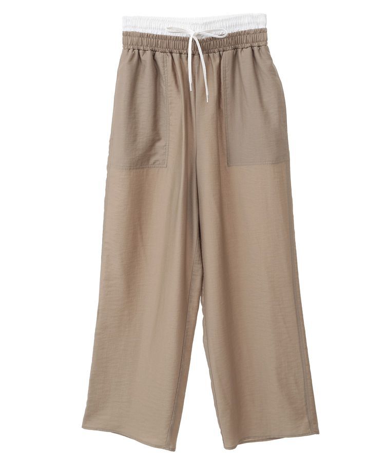 Green Parks「接触冷感ウエストレイヤードツイルパンツ」|その他|