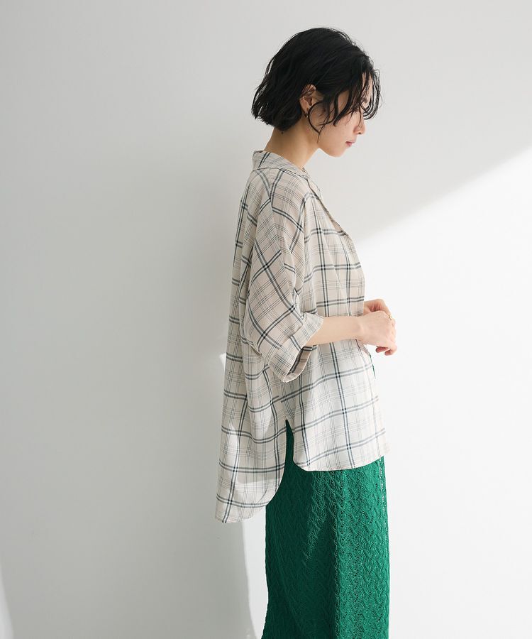 Green Parks「開襟シアージャケット風シャツ」|シャツ・ブラウス|
