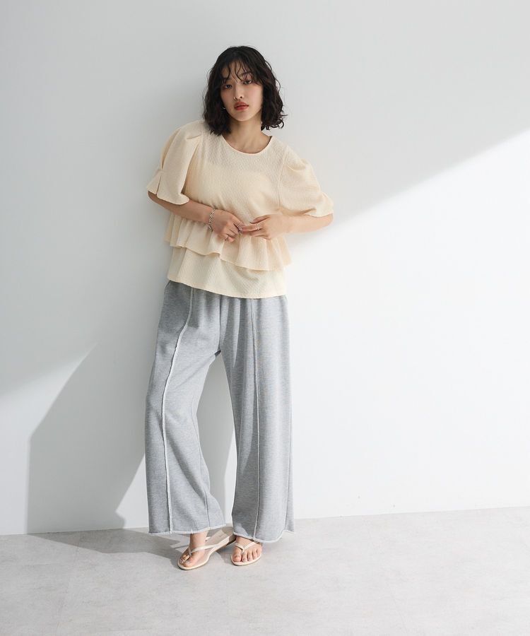 Green Parks「・PetitFleur 2wayダイヤ柄プルオーバー」|Tシャツ・カットソー|