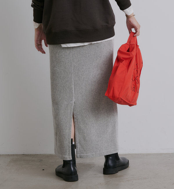  「【低身長・高身長対応】ストレッチコールスカート」|スカート|