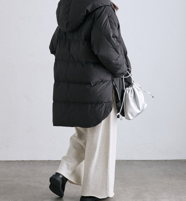  「【軽くて暖かいが叶う♪】フレンチダックダウンフードコート」|ダウン|