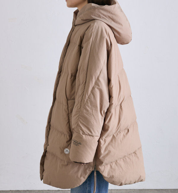  「【軽くて暖かいが叶う♪】フレンチダックダウンフードコート」|ダウン|