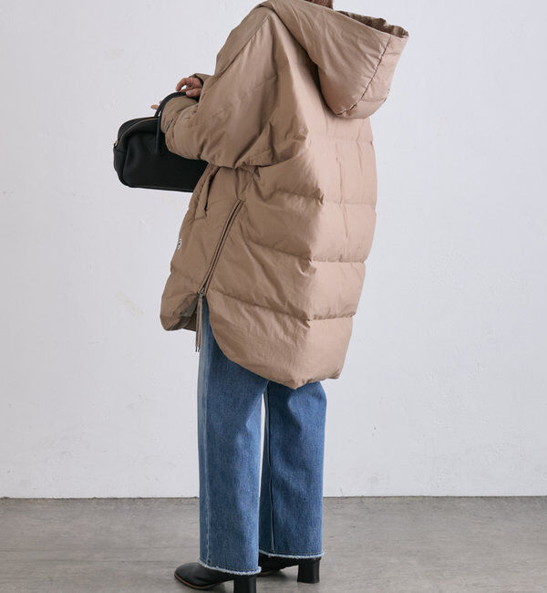  「【軽くて暖かいが叶う♪】フレンチダックダウンフードコート」|ダウン|