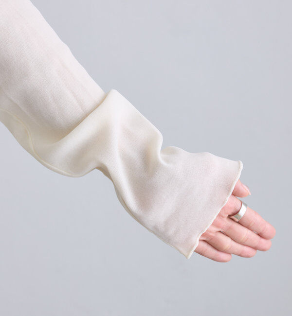  「ナイロンチュールベロアハイネックトップス」|プルオーバー|