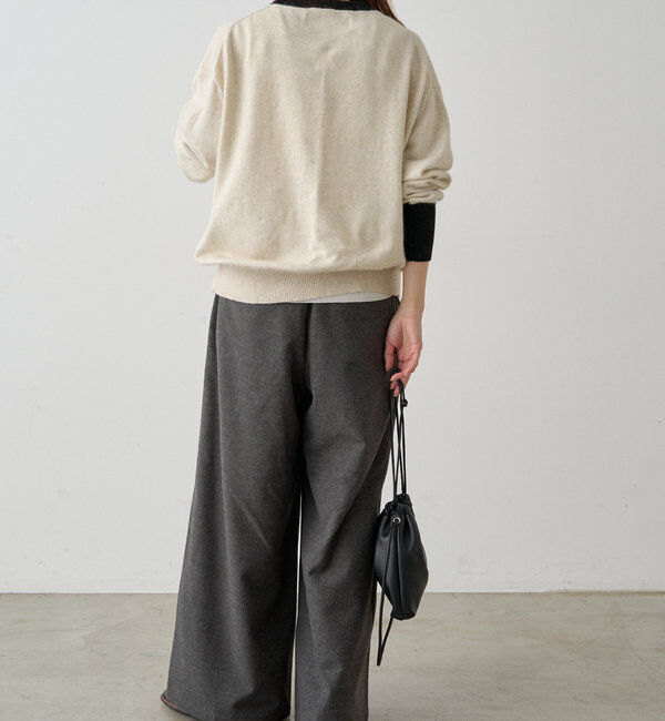  「インターシャロゴニットプルオーバー」|ニット・セーター|