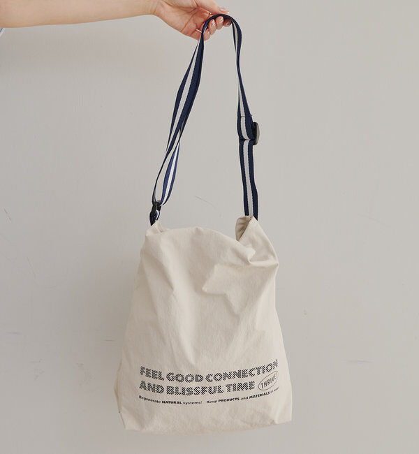  「【F&B】リサイクルナイロン撥水ドロストショルダーバッグ」|ショルダー・メッセンジャー|