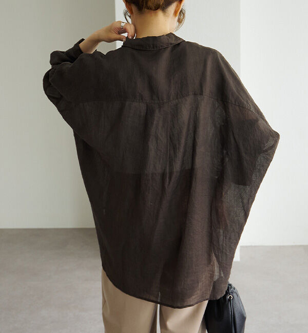  「【新色登場！/リバイバル】ラミーオーバーシャツブラウス」|シャツ・ブラウス|