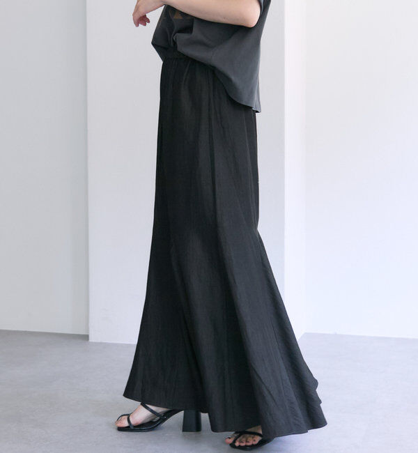  「レーヨンナイロンマチ付きスカート」|スカート|