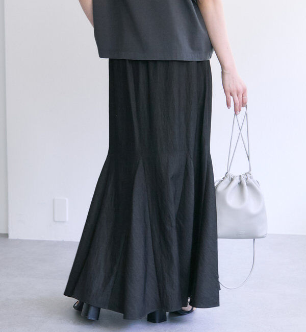  「レーヨンナイロンマチ付きスカート」|スカート|