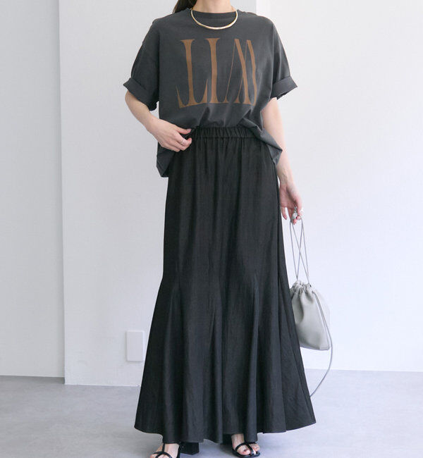  「レーヨンナイロンマチ付きスカート」|スカート|