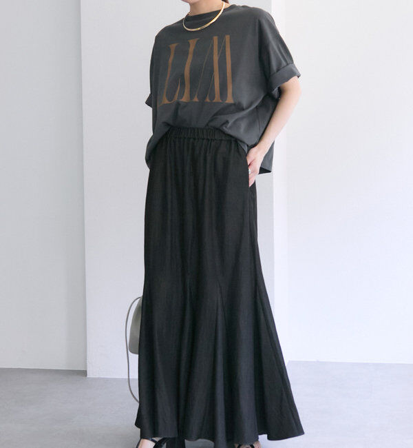  「レーヨンナイロンマチ付きスカート」|スカート|