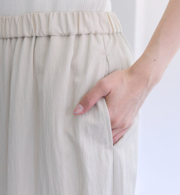  「レーヨンナイロンマチ付きスカート」|スカート|