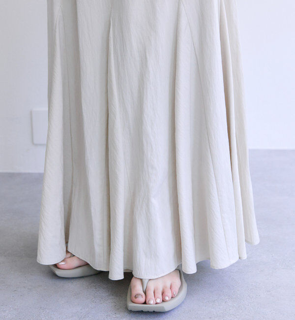  「レーヨンナイロンマチ付きスカート」|スカート|