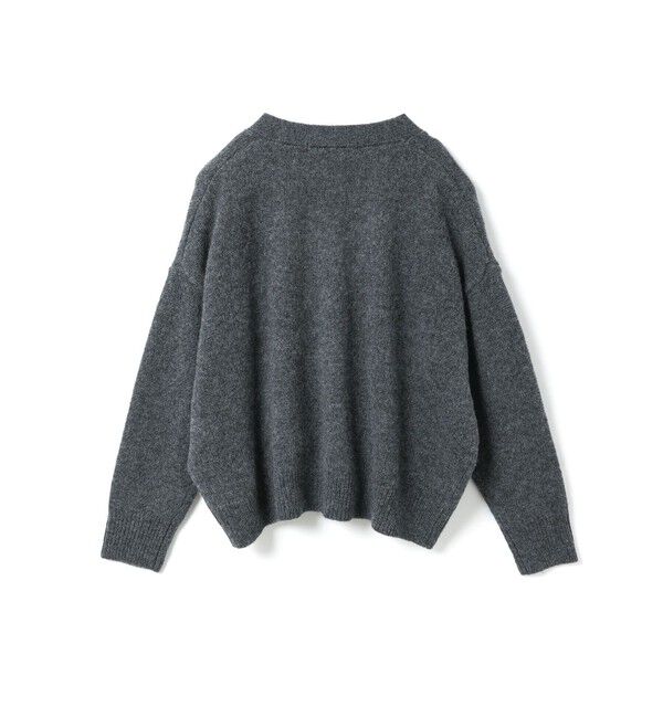 mizuiro ind「mizuiro ind MG/Vネックワイドカーディガン」|カーディガン|