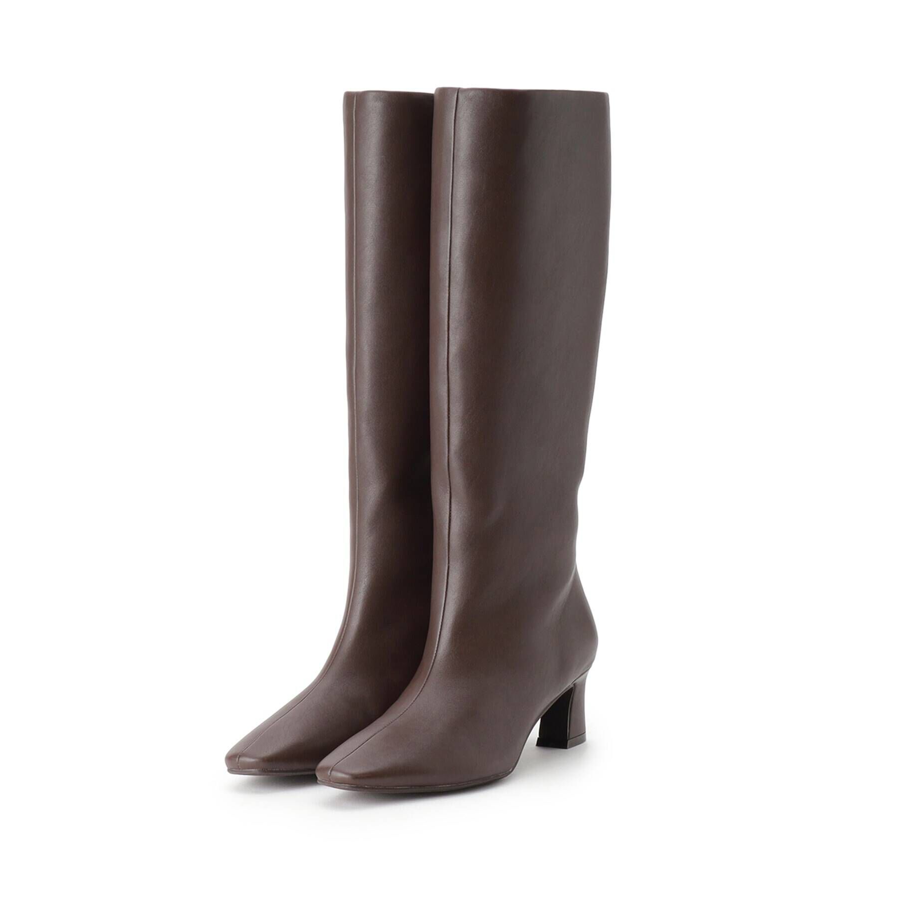 grove「◆【裏フリースで柔らかい筒】人間工学 ウォームソフトロングブーツ」|ショートブーツ|