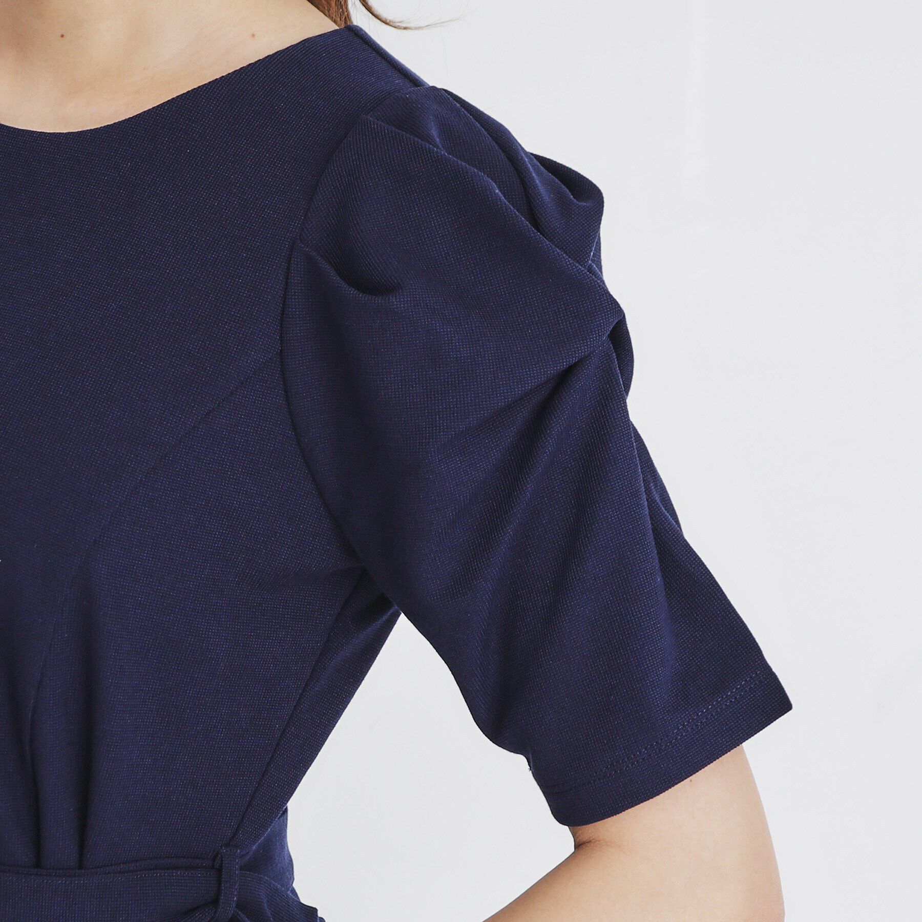 index「ツイストスリーブワンピース【洗濯機洗い可】」|ワンピース|