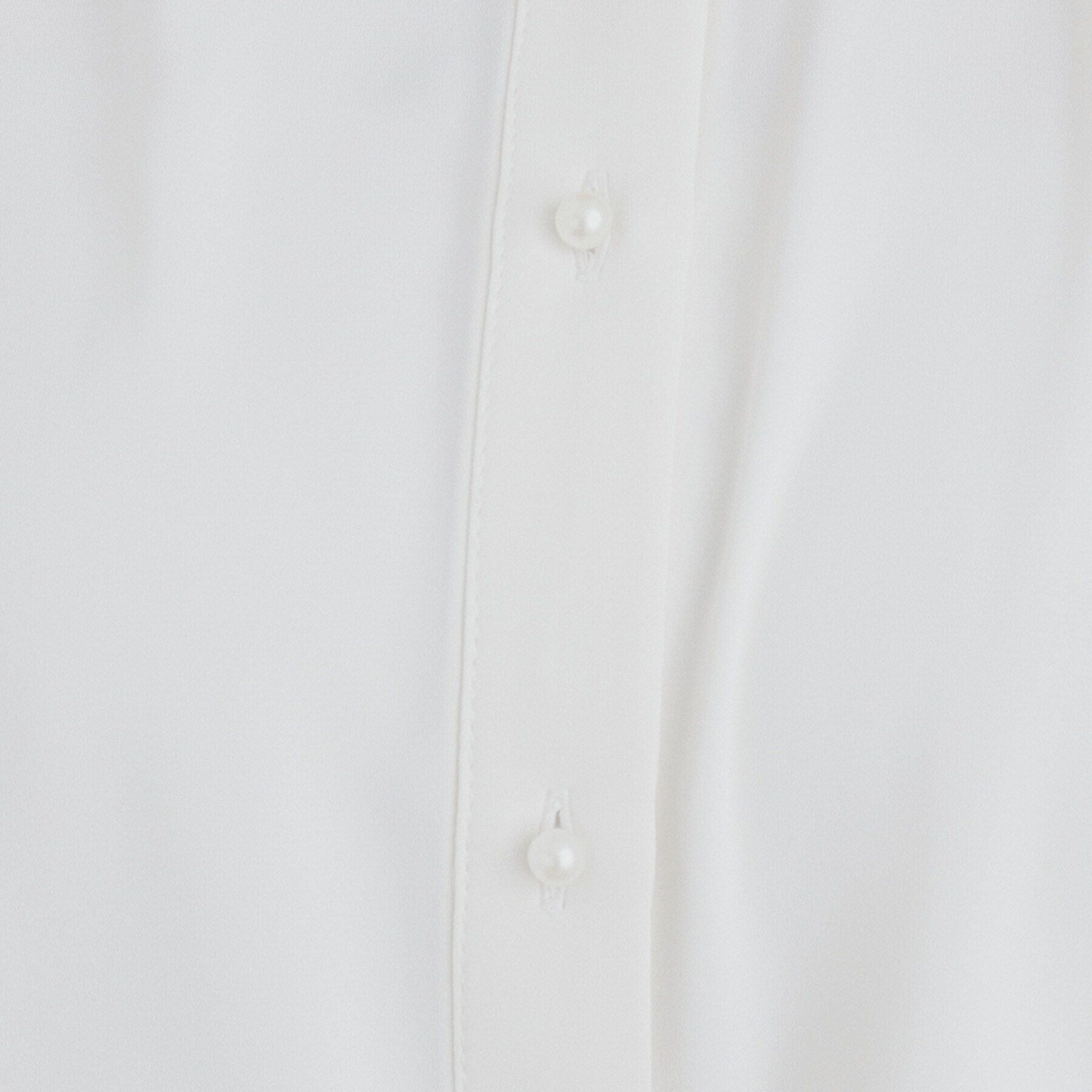 index「タックネックパール調ブラウス【洗濯機洗い可/ストレッチ/イージーアイロン】」|シャツ・ブラウス|