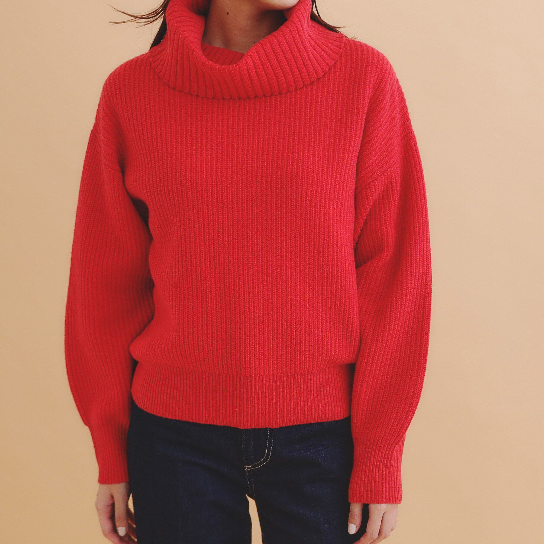 index「オフタートルニット【洗える】」|ニット・セーター|