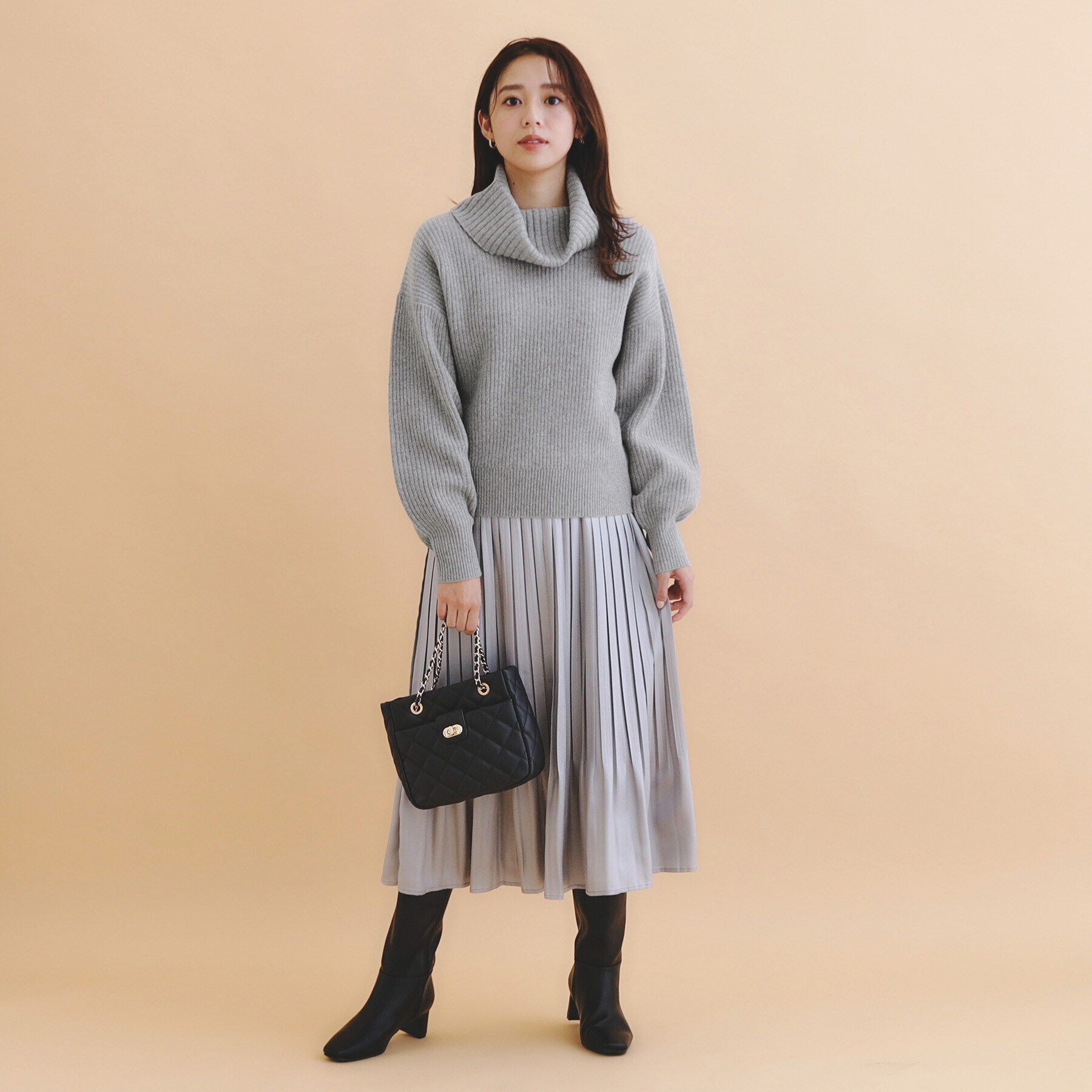 index「オフタートルニット【洗える】」|ニット・セーター|