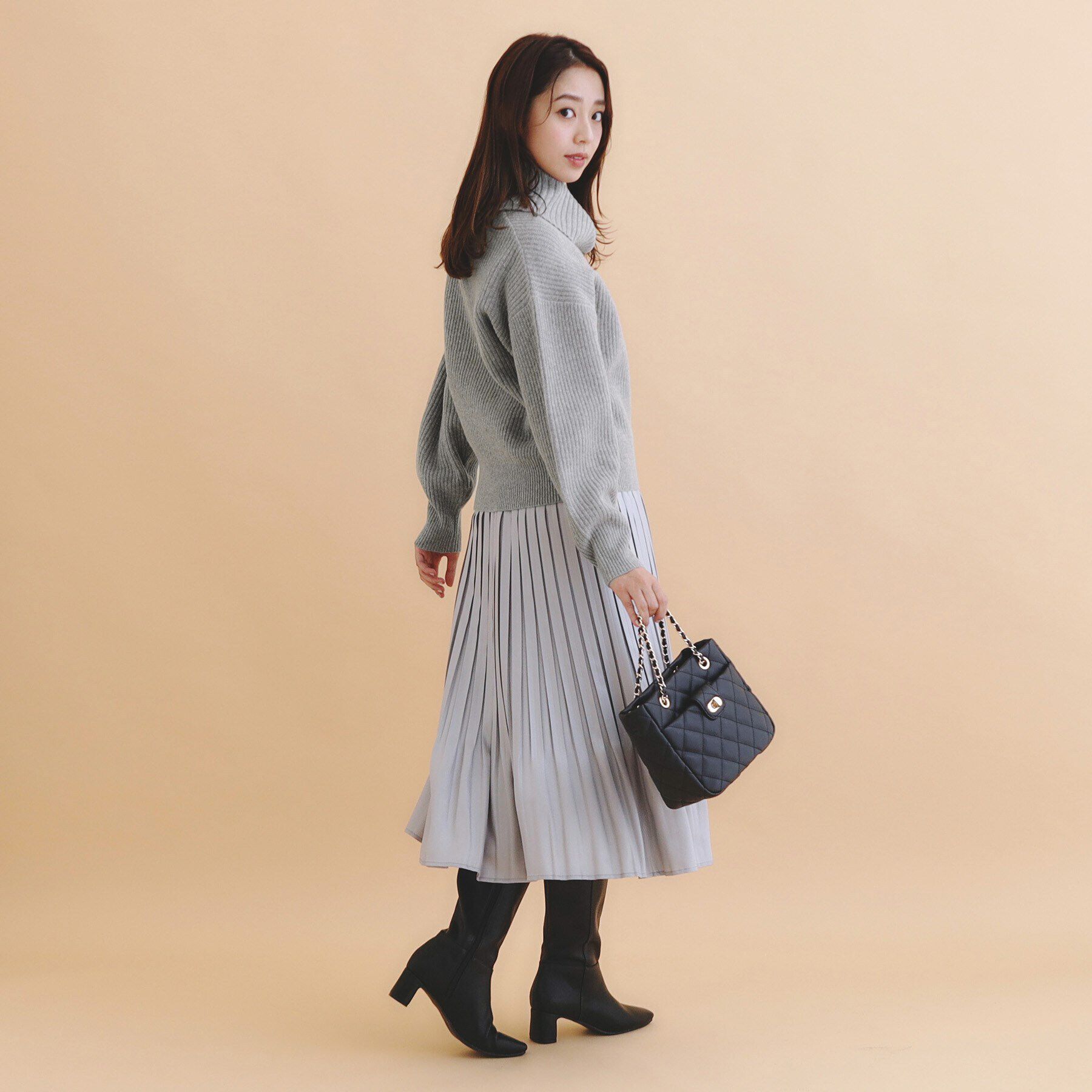 index「オフタートルニット【洗える】」|ニット・セーター|