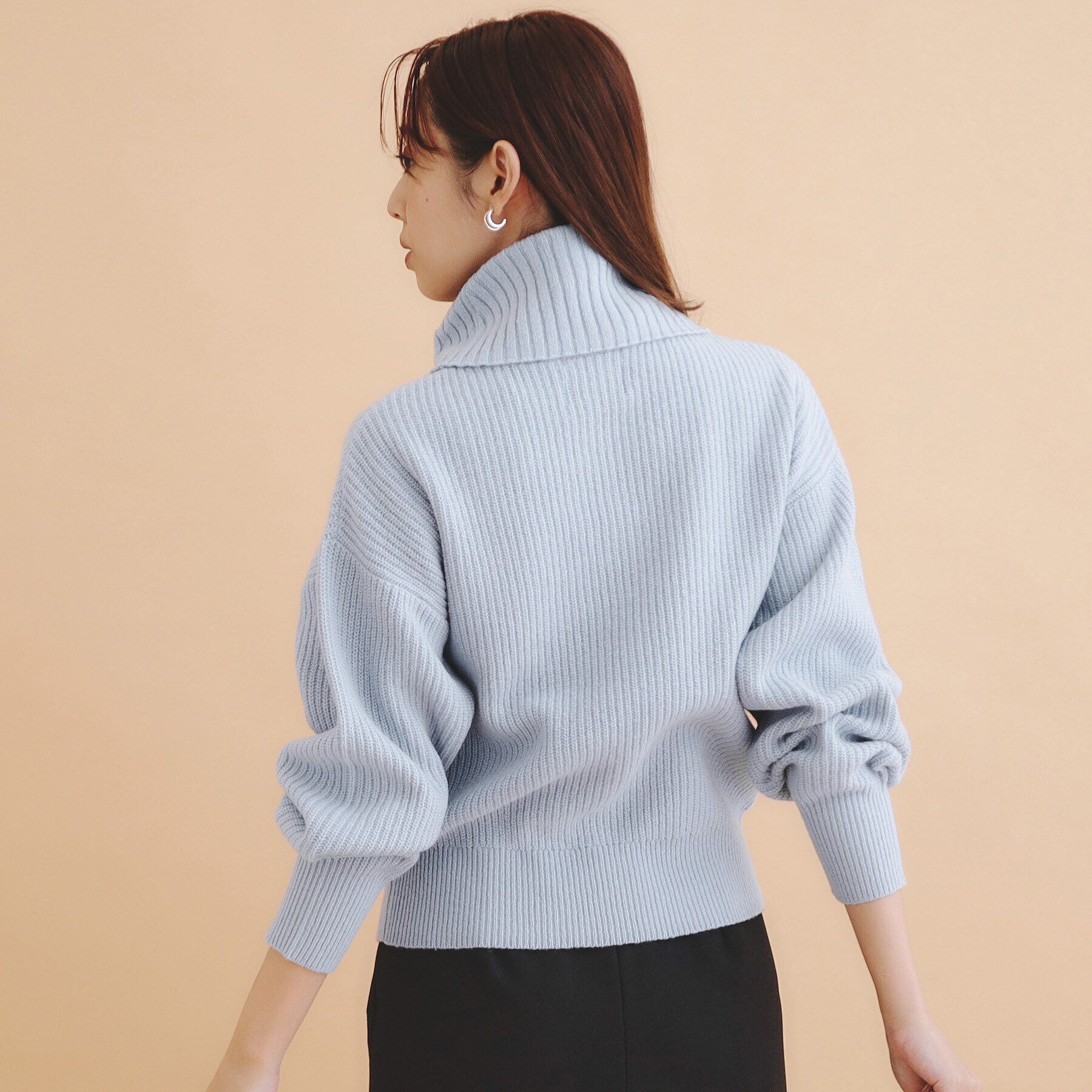 index「オフタートルニット【洗える】」|ニット・セーター|