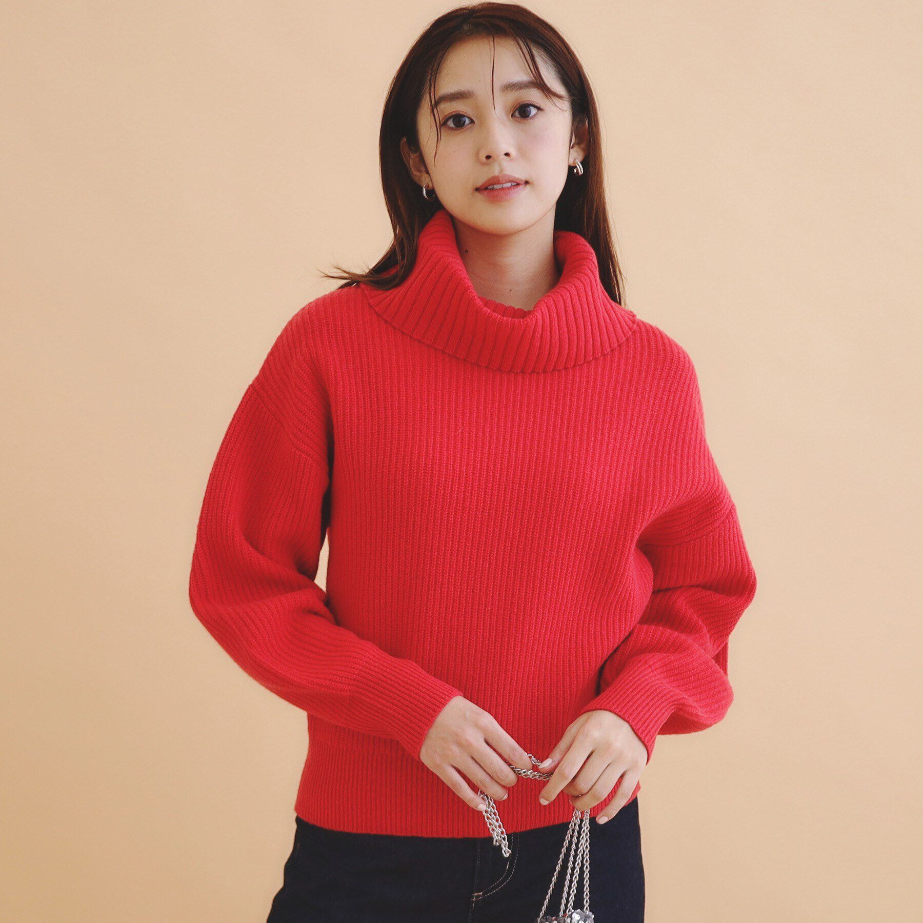 index「オフタートルニット【洗える】」|ニット・セーター|