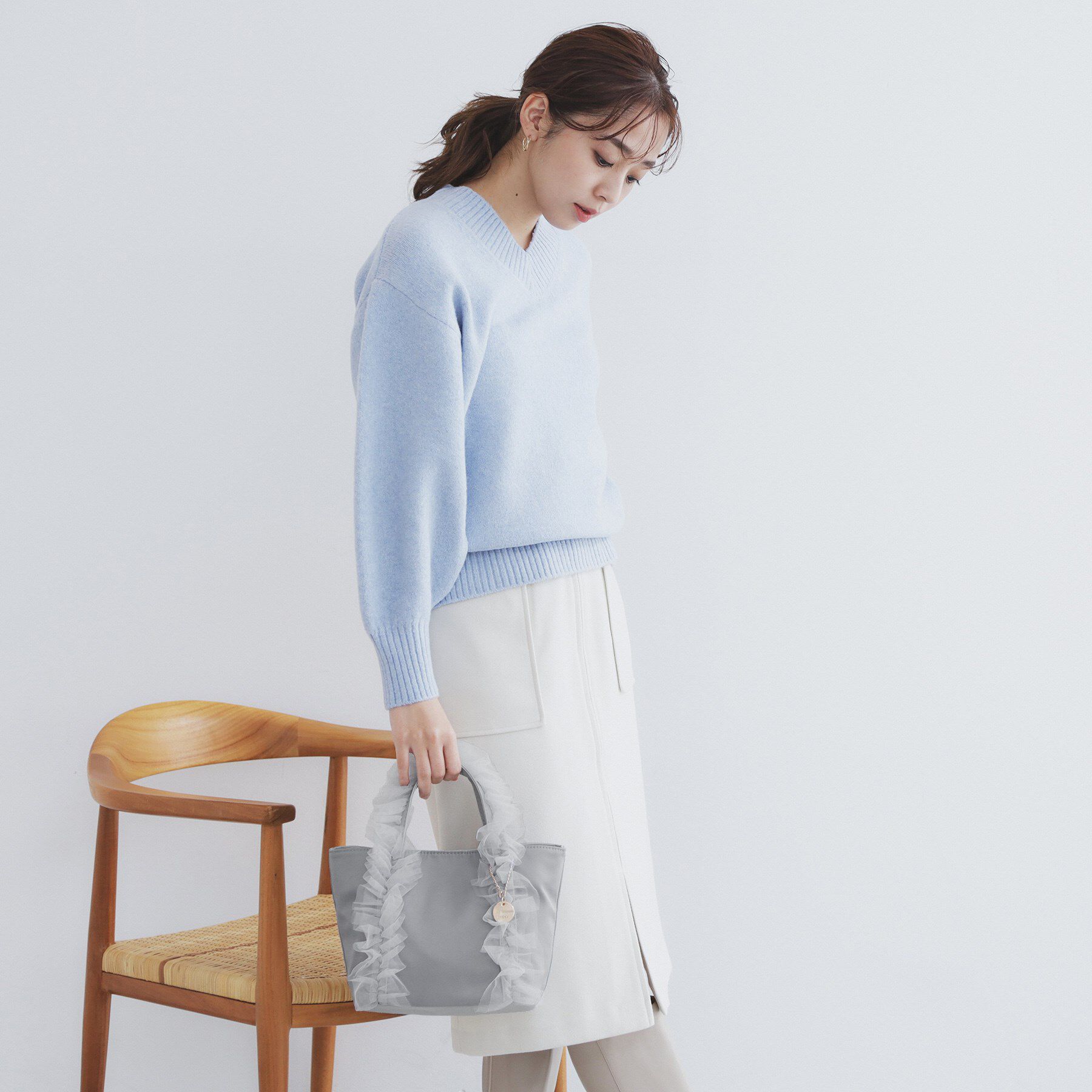 index「2WAYフリルショルダーバッグ」|トートバッグ|