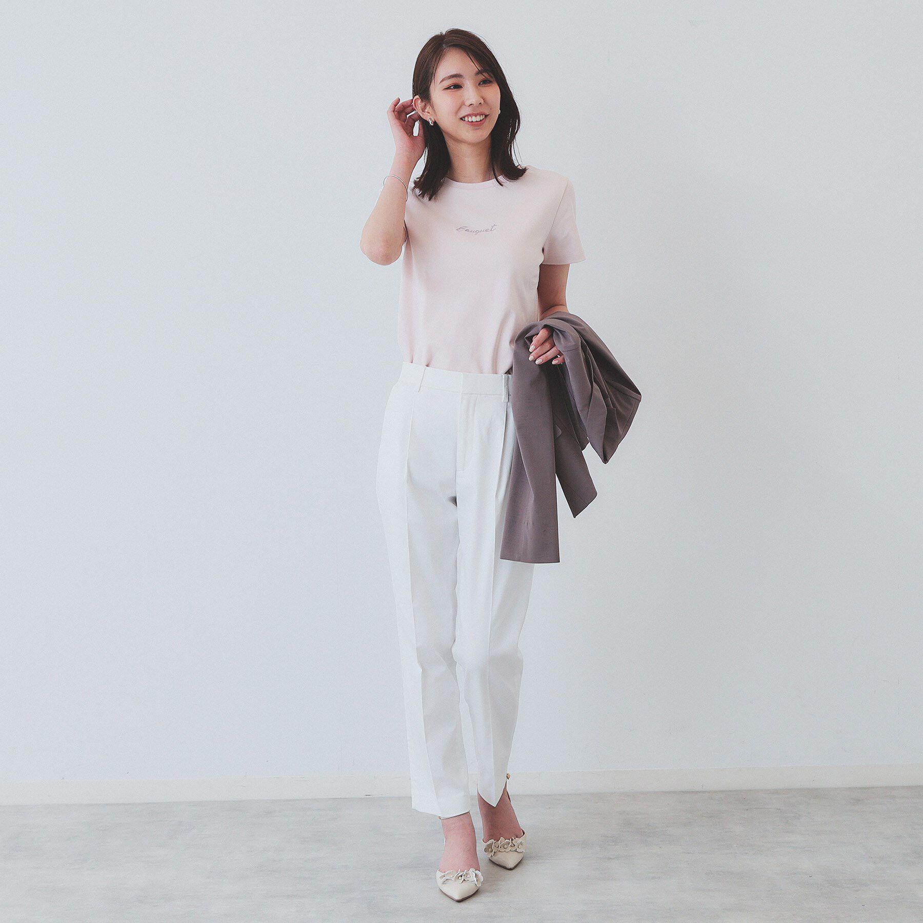 index「《6色展開/XS-LLサイズ》コンパクトストレッチテーパードパンツ【洗濯機洗い可/吸水速乾/透け防止」|その他|