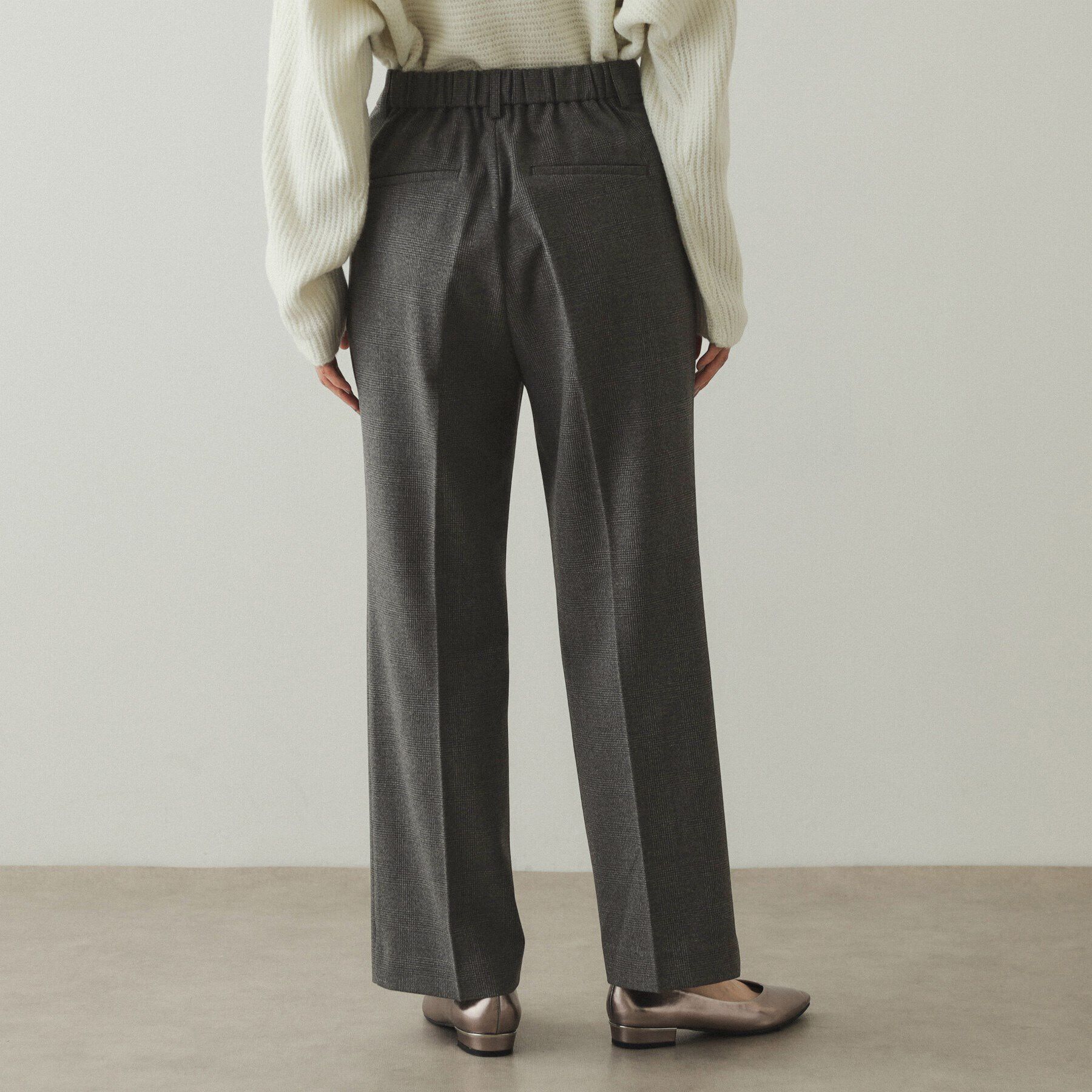 OPAQUE.CLIP「《S-LLsize》裏起毛ストレッチフレアパンツ【吸湿発熱/洗濯機洗い可】」|その他|