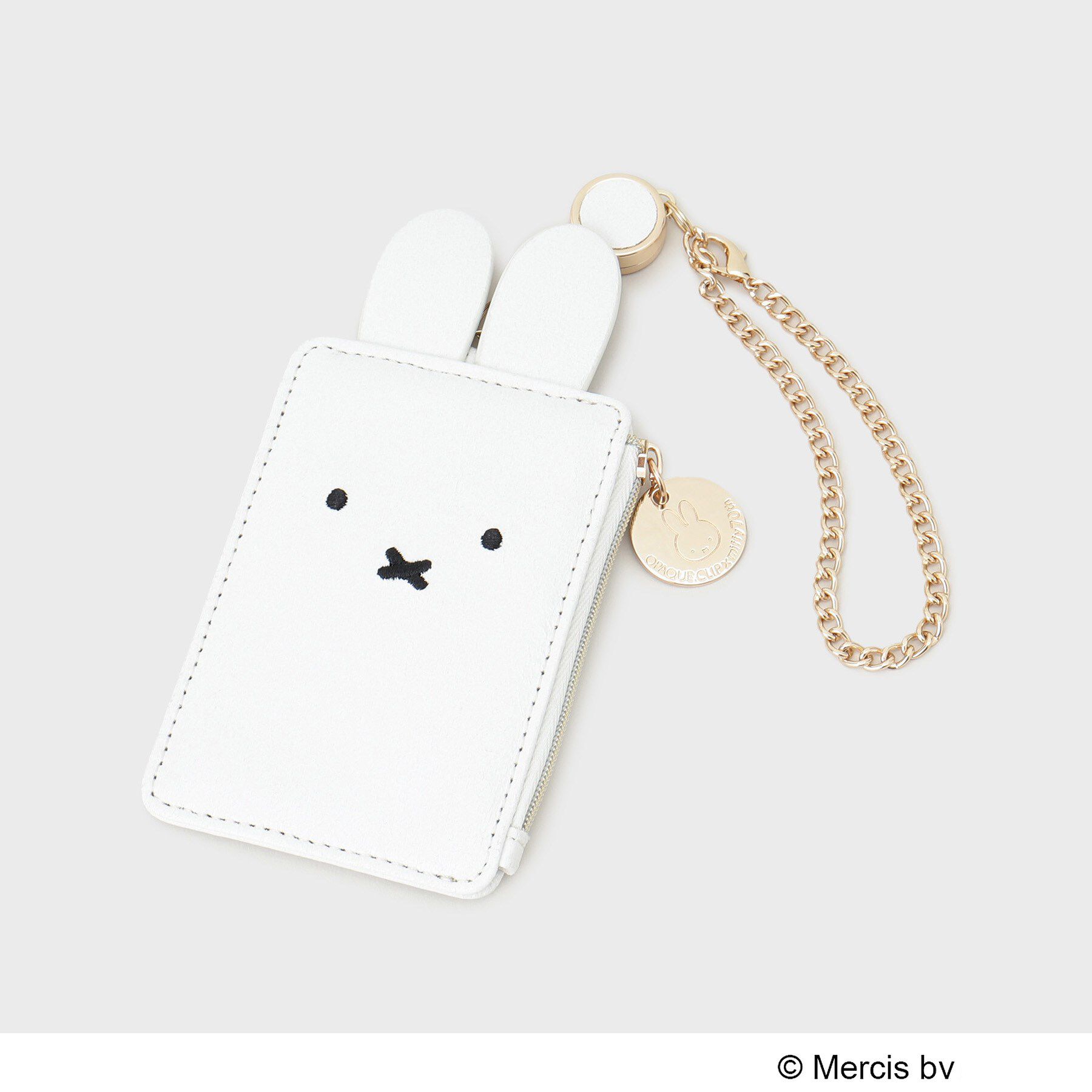 OPAQUE.CLIP「【新色追加！】miffy ｘ OPAQUE.CLIP リールパスケース」|その他|オフホワイト(003