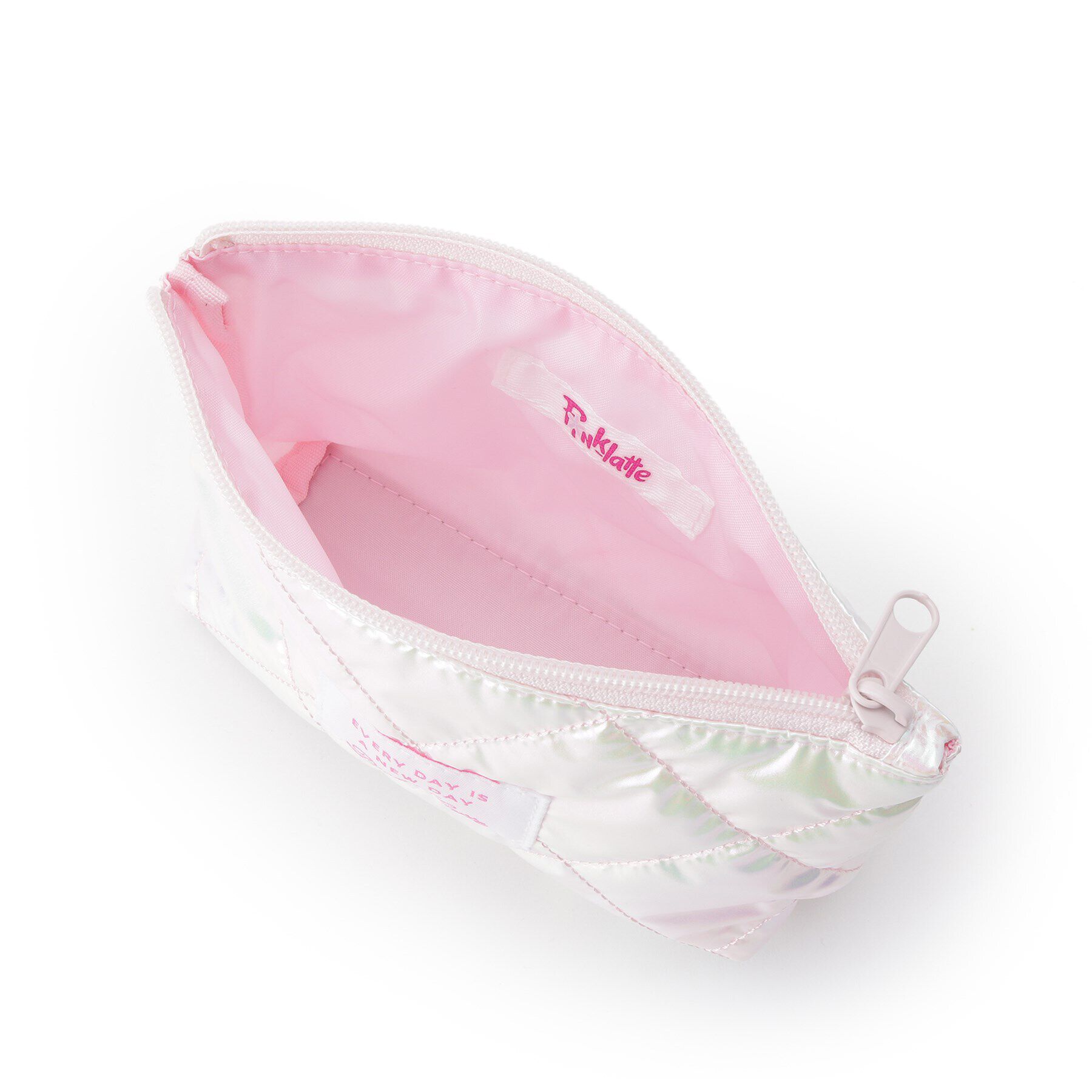 PINK-latte「シャイニーキルトポーチ」|ポーチ|