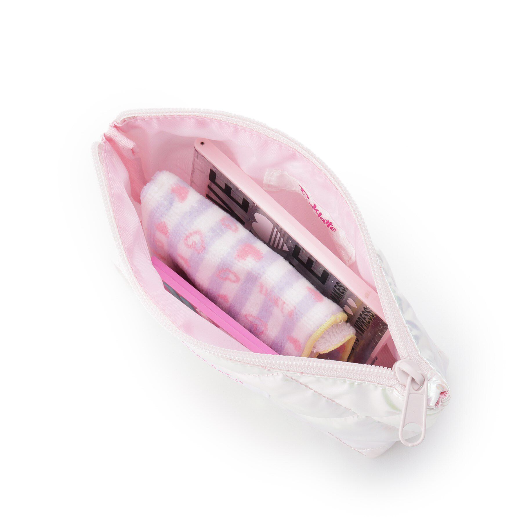 PINK-latte「シャイニーキルトポーチ」|ポーチ|