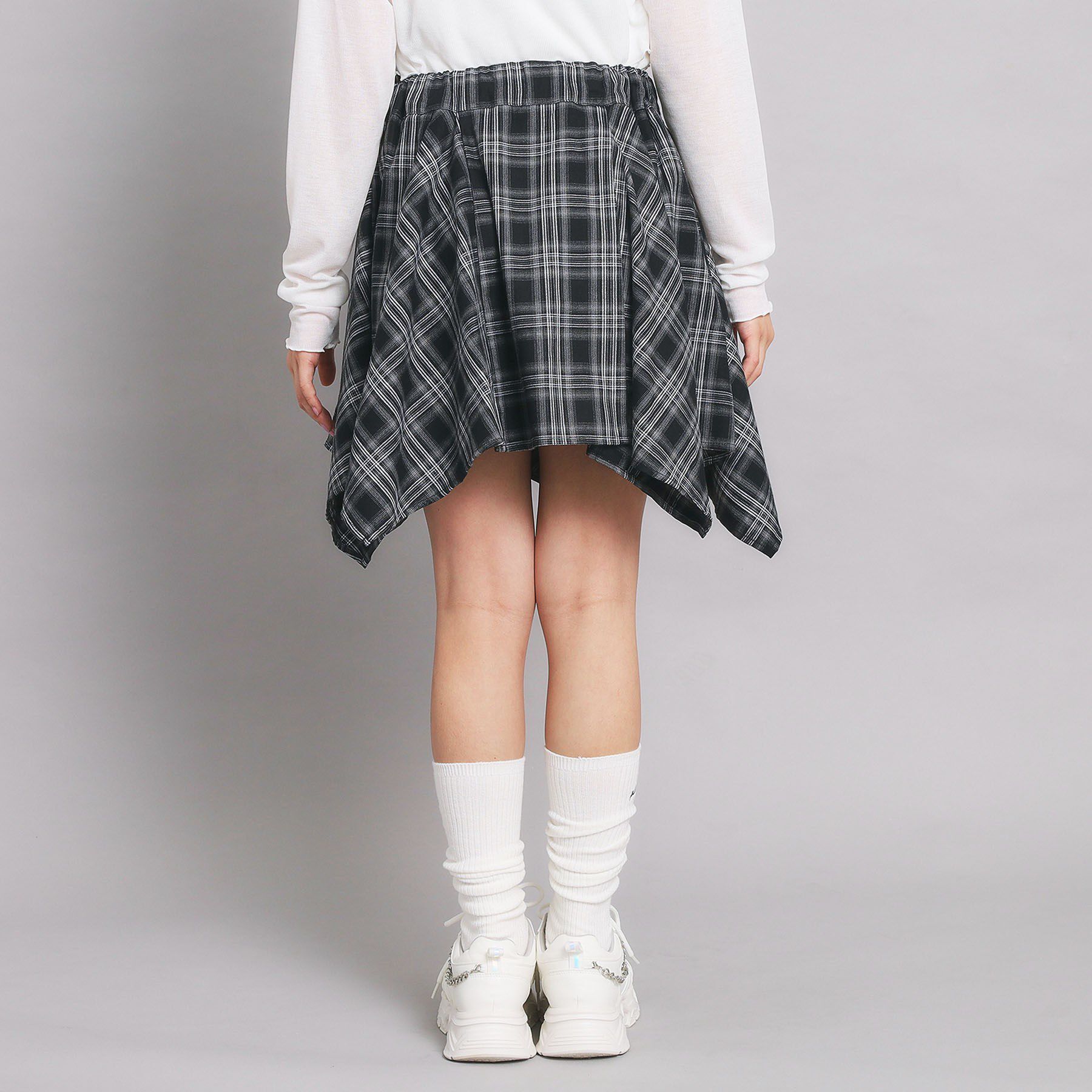 PINK-latte「変形ヘムスカート」|スカート|