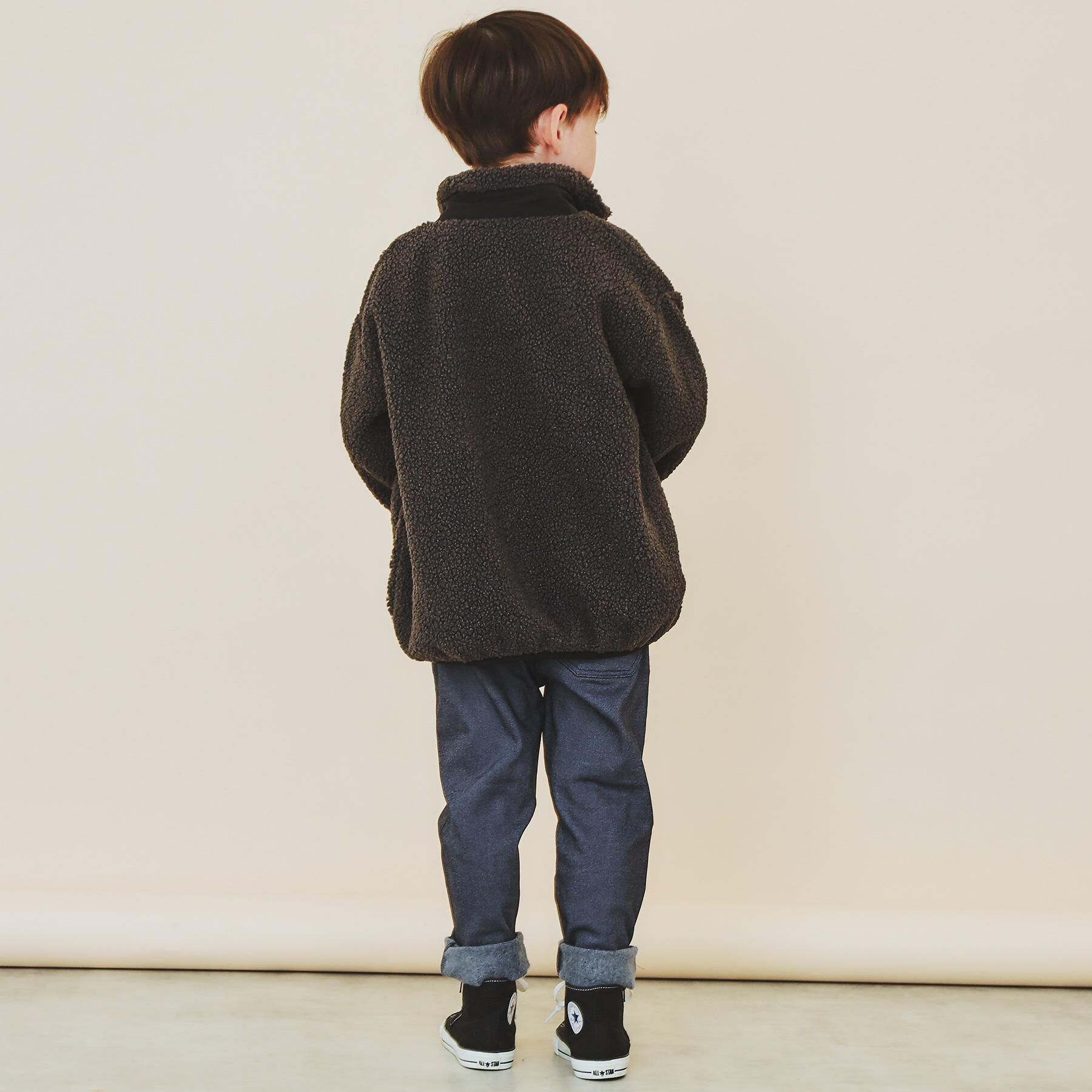 THE SHOP TK「【110－160】ボアリバーシブブルゾン/洗濯機OK」|ブルゾン・スタジャン|